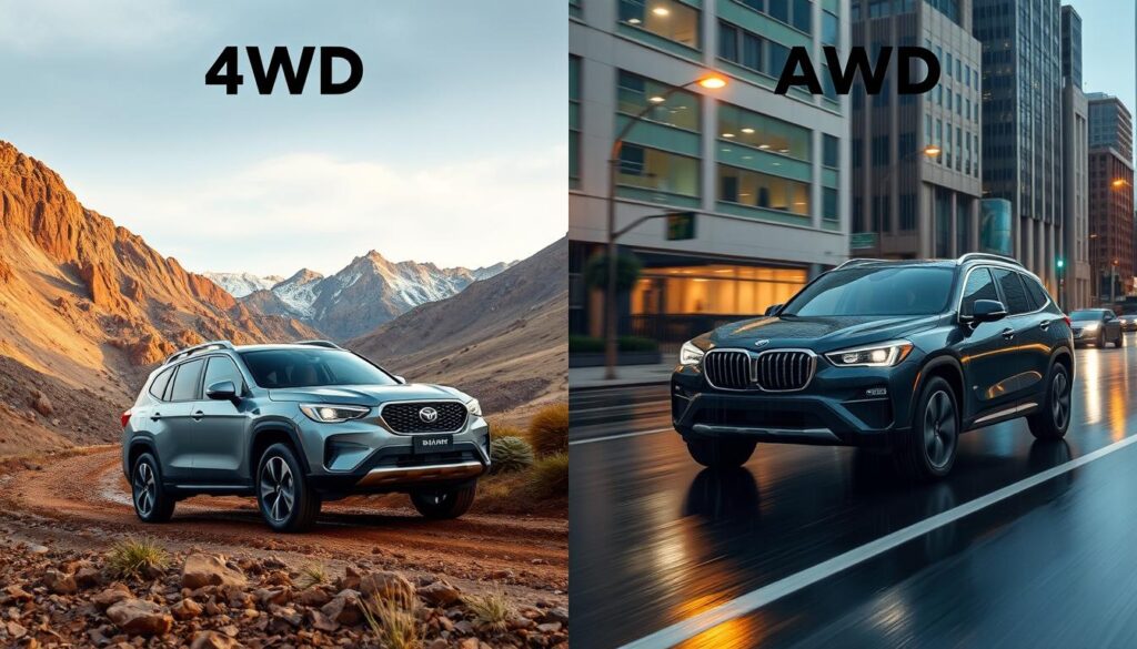 4WD vs AWD comparison