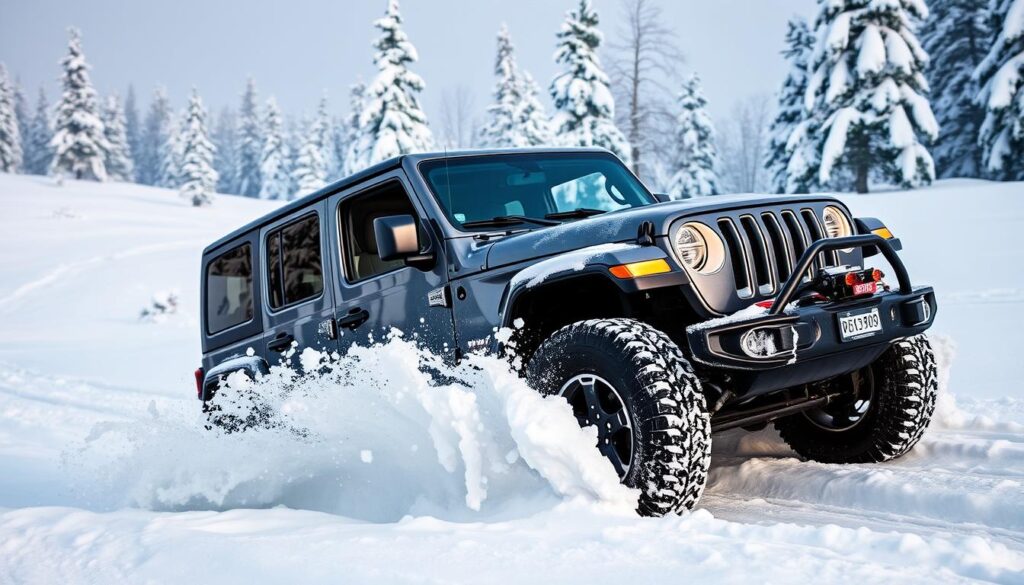 4x4 snow jeep