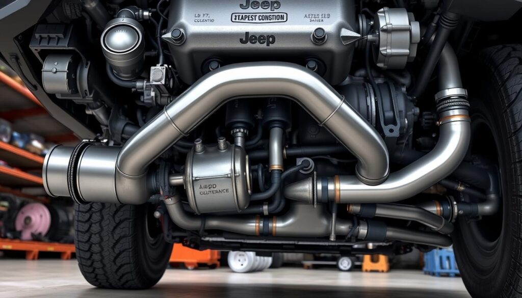 Jeep 4.7 engine exhaust system