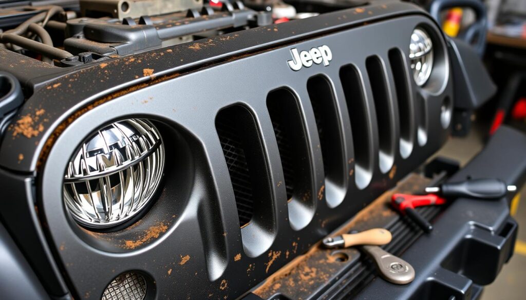 Jeep Wrangler grille inserts