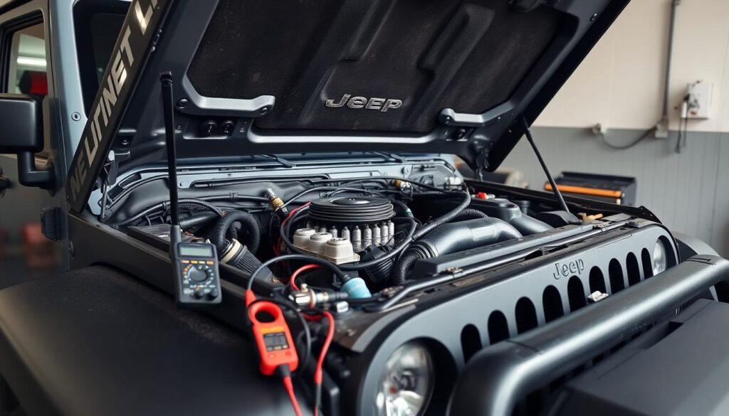 Jeep Wrangler ignition coil diagnosis