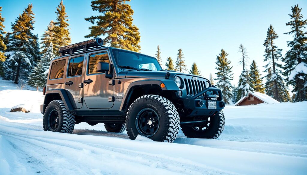 Jeep Wrangler snow tires