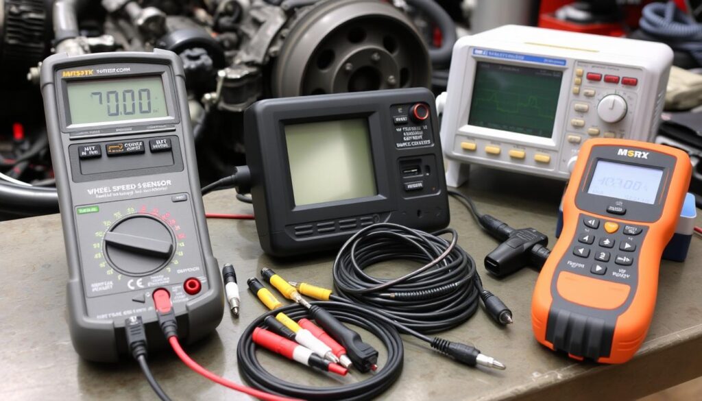 Wheel speed sensor testing tools