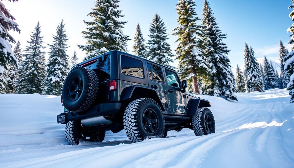 jeep wrangler winter driving