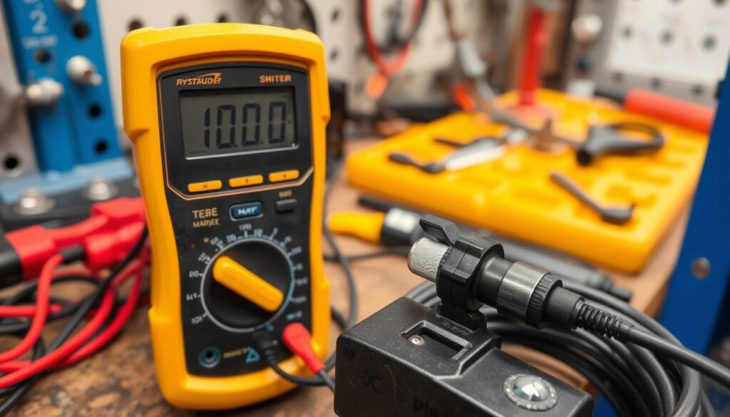 multimeter testing for wheel speed sensors