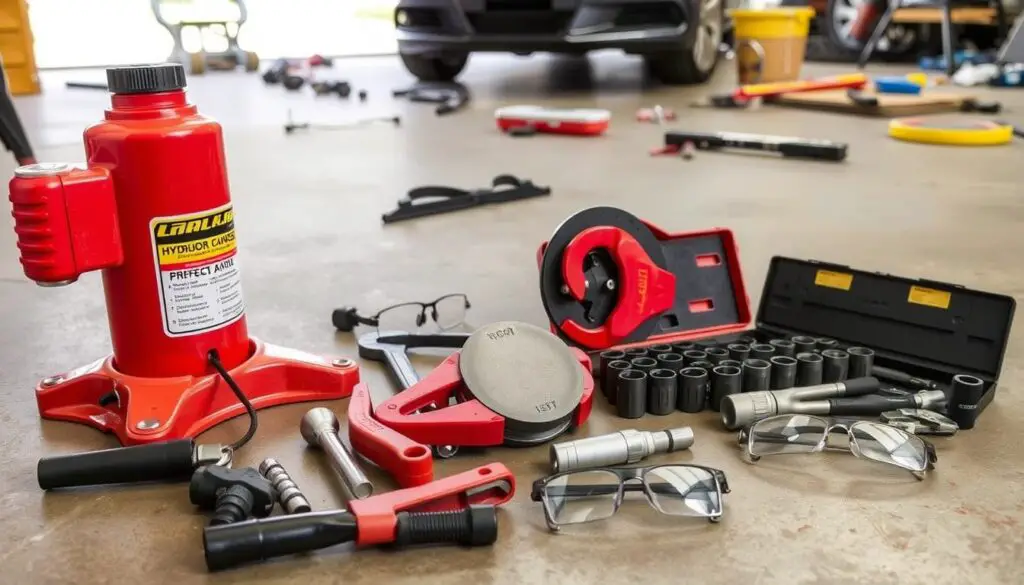 tools required for changing brake pads