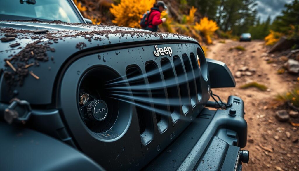 wrangler whistling from air intake