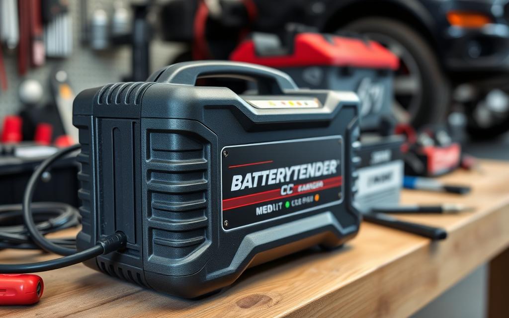 Battery tender flashing red and green