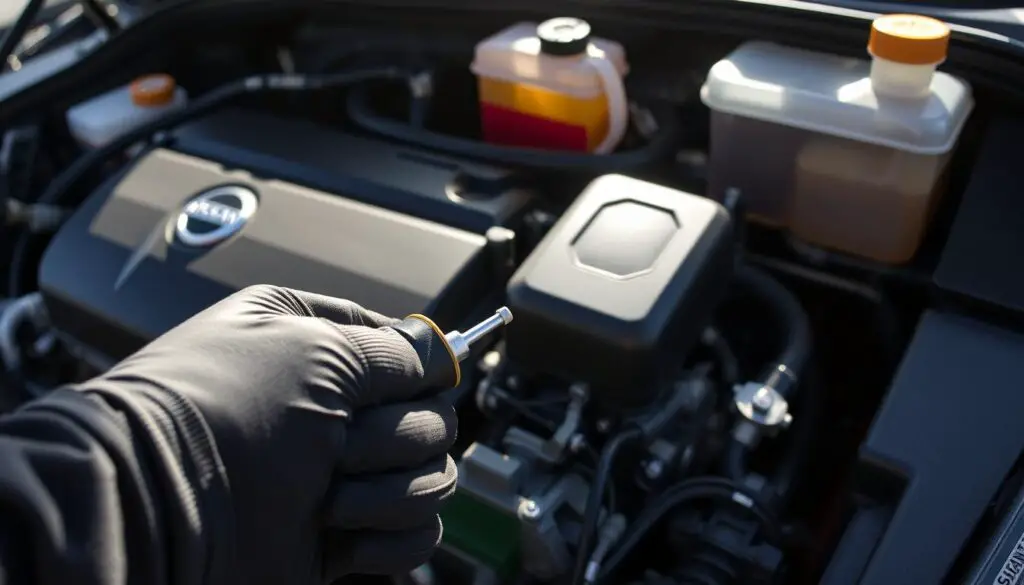 Checking CVT fluid on Nissan Altima