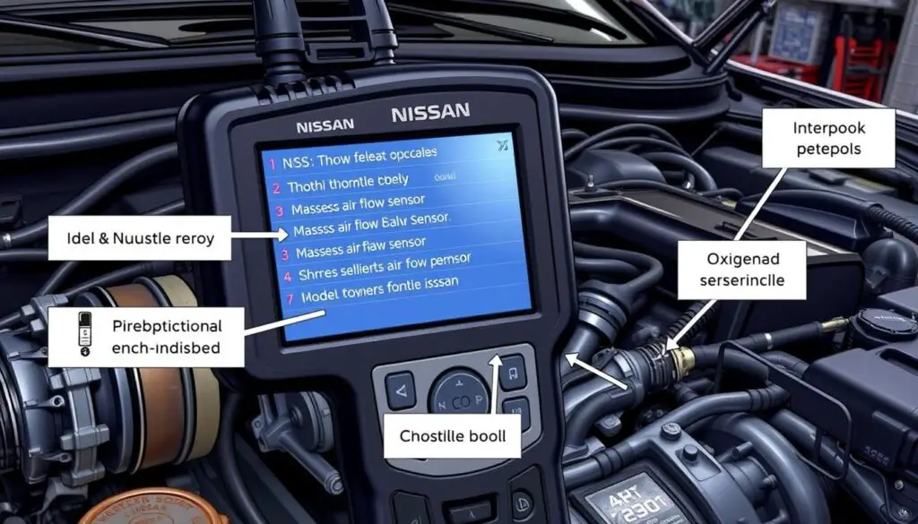 Common Nissan idle relearn error codes