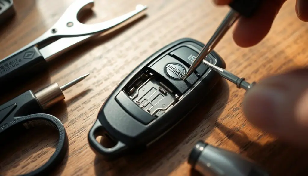 DIY Nissan key fob battery replacement