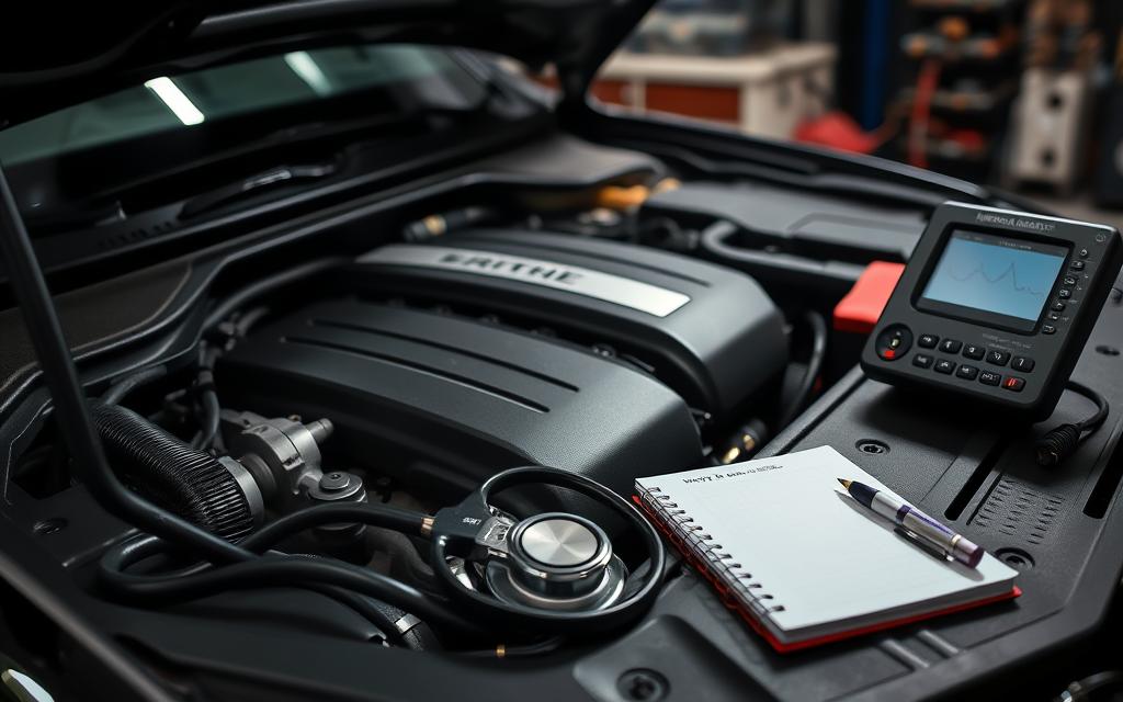 Diagnosing engine vibration