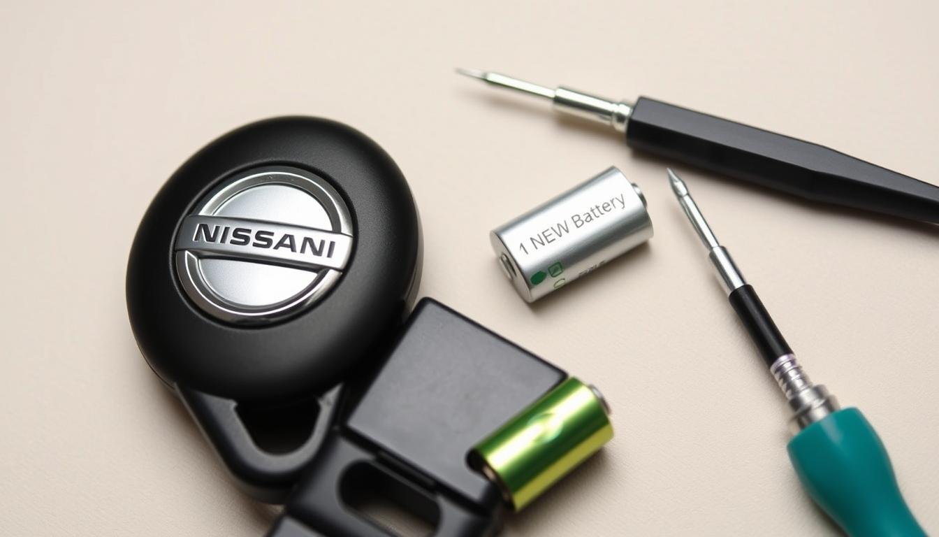 How to change the battery in a Nissan key fob