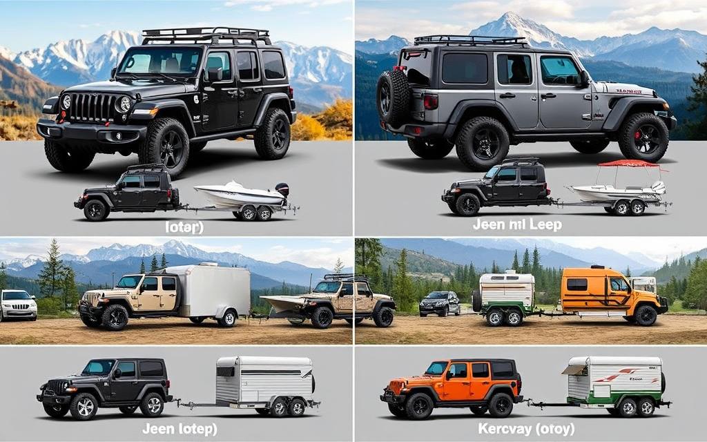 Jeep Wrangler towing capacity by trim