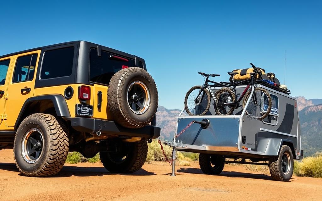 Jeep Wrangler towing equipment