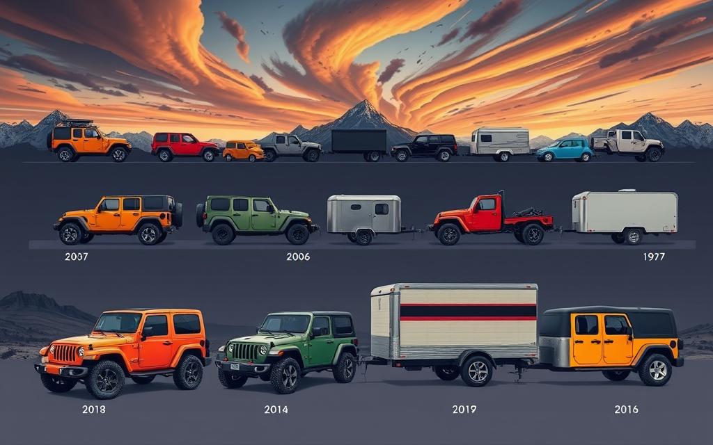 Jeep Wrangler towing evolution