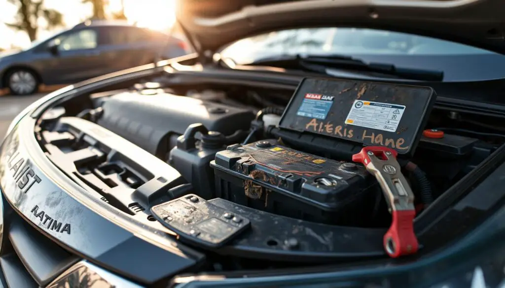 Nissan Altima battery replacement signs