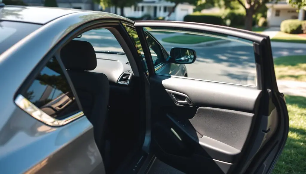 Nissan Altima open locked car with keys inside