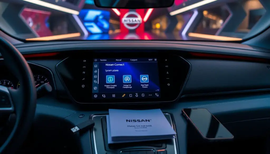 Nissan Connect system update instructions