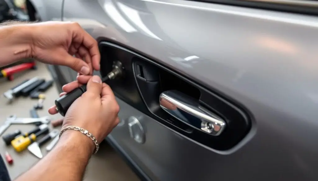 Nissan Rogue exterior door handle repair