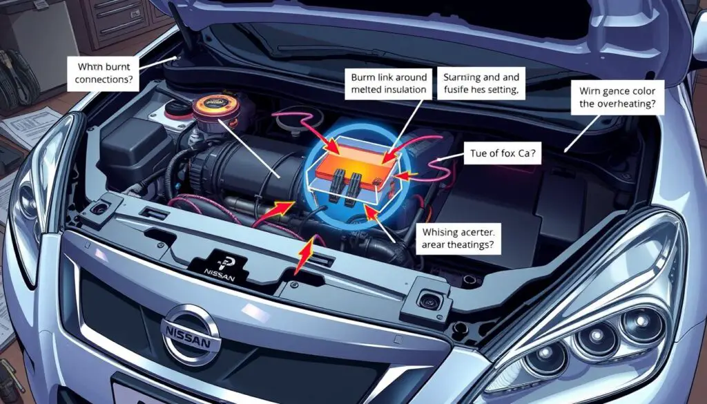 Nissan fusible link symptoms