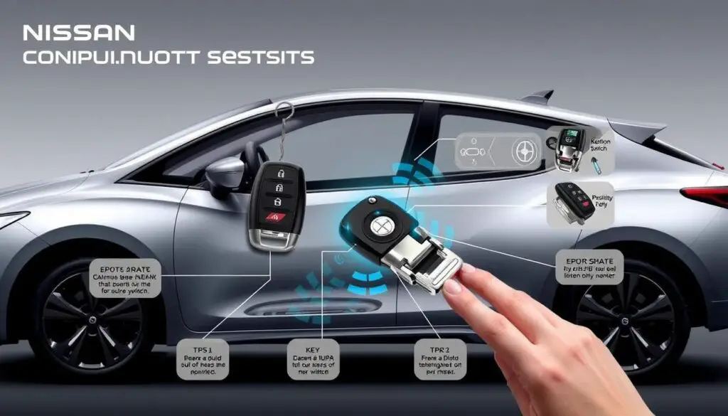 Nissan intelligent key system components