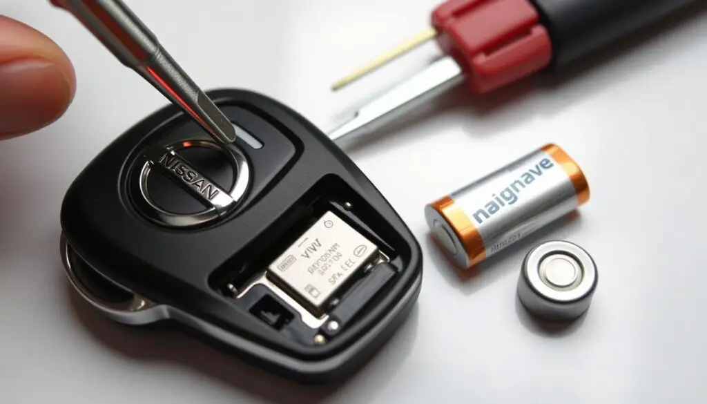 Nissan key fob battery replacement