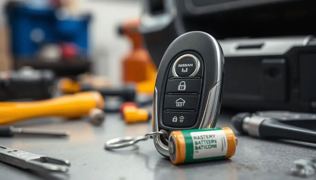 Nissan key fob battery replacement