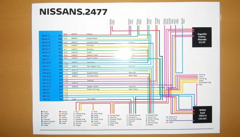 Nissan radio wiring colors chart