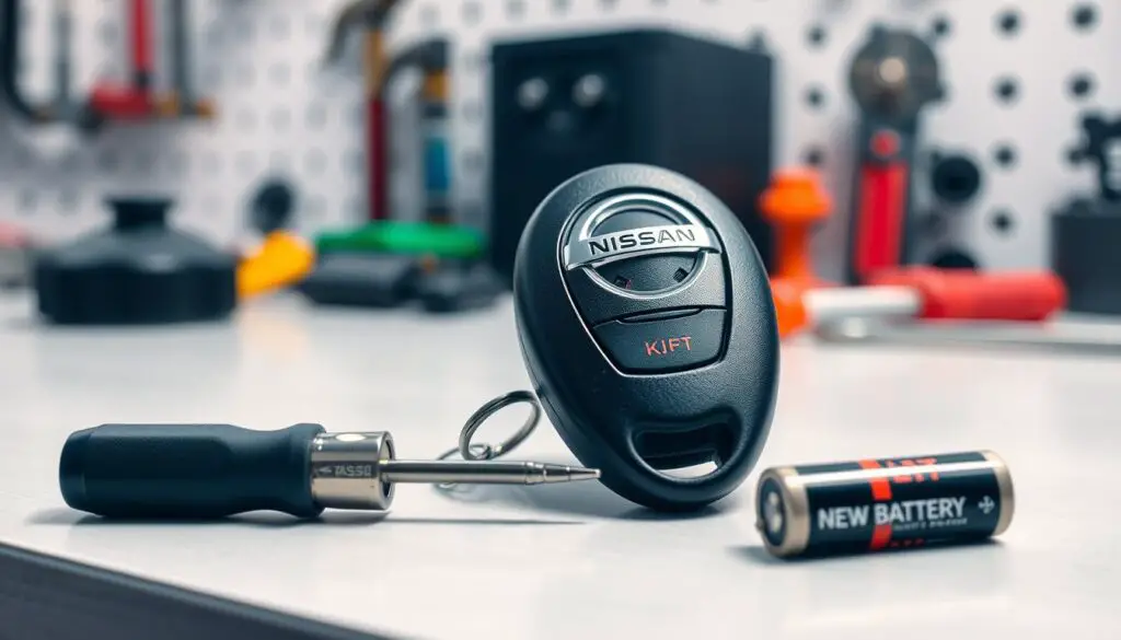 Properly replace battery in Nissan key fob