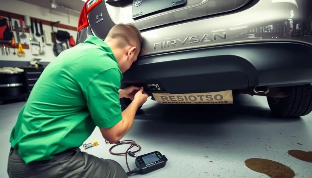 Resetting Nissan parking sensor