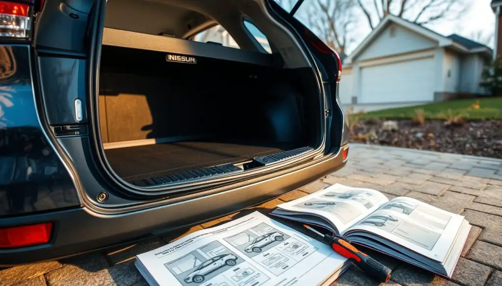 Troubleshooting Nissan Rogue trunk