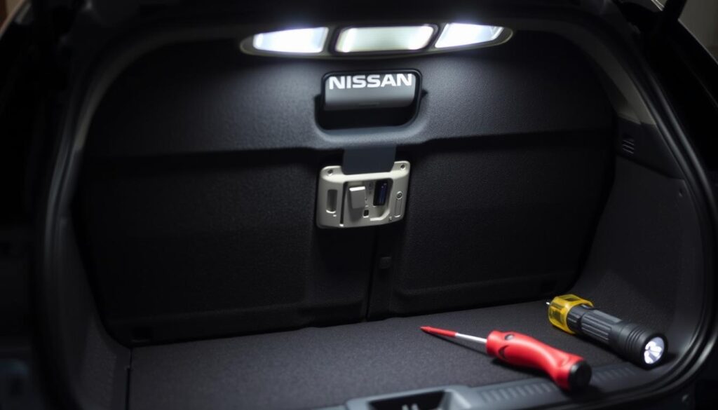 Troubleshooting Nissan Rogue trunk