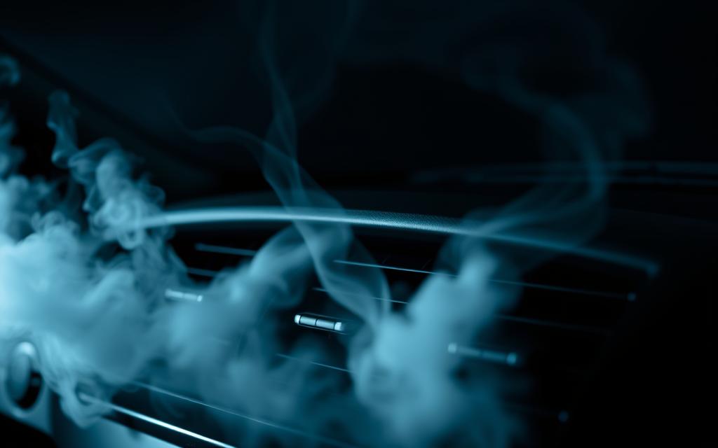 automobile HVAC smoke