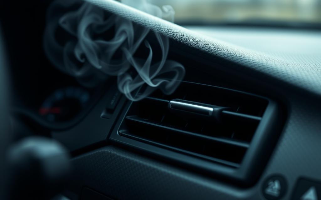 automotive AC smoke issue