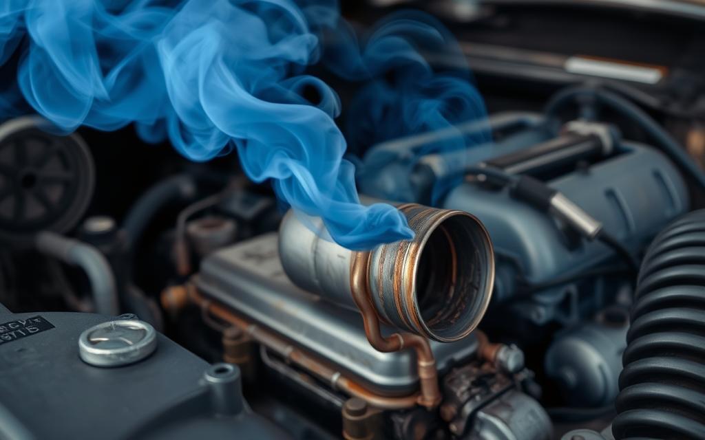 blue smoke from exhaust